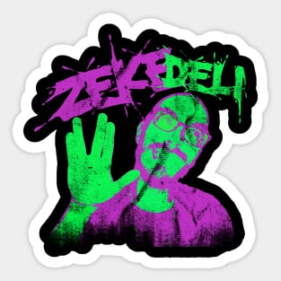 Zeke Deli Comes In Peace Sticker